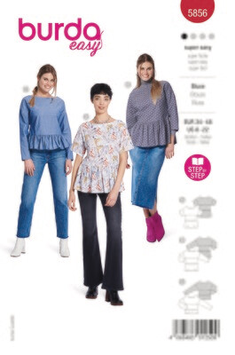 Burda 5856 - Blus