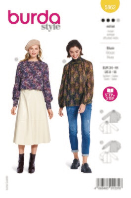 Burda 5862 - Blus