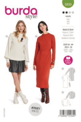 Burda 5859 - Klänning och tröja
