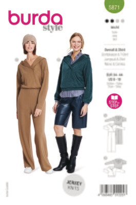 Burda 5871 - Jumpsuit och Tröja