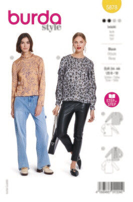Burda 5878 - Blus