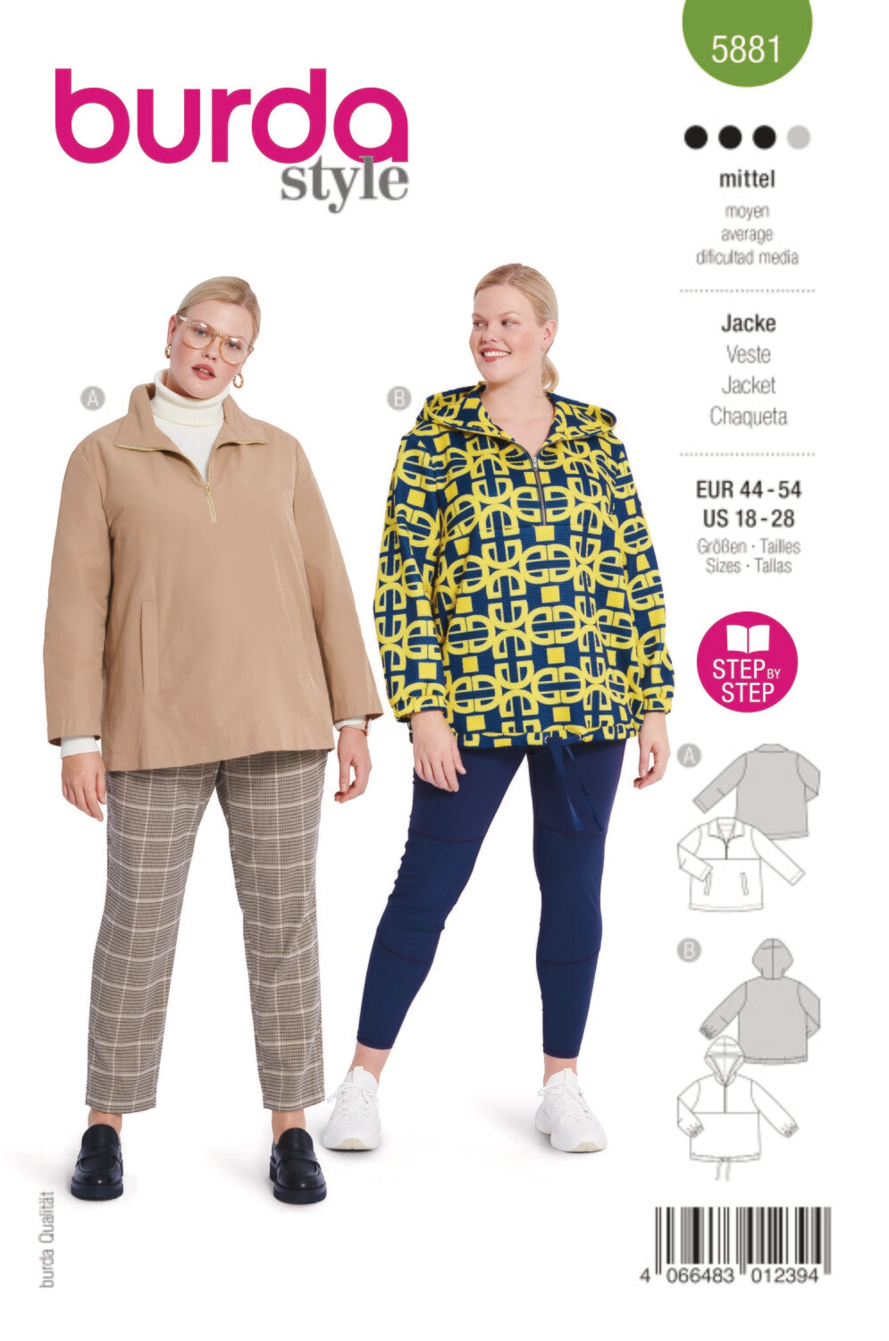 Burda 5881 - Jacka