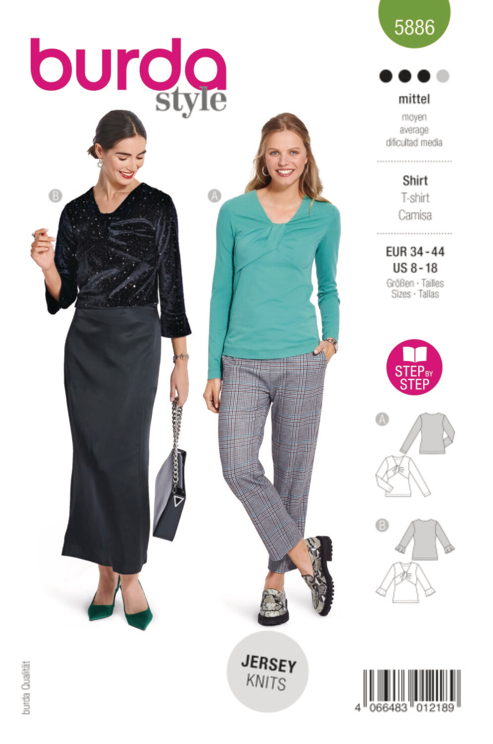 Burda 5886 - Tröja