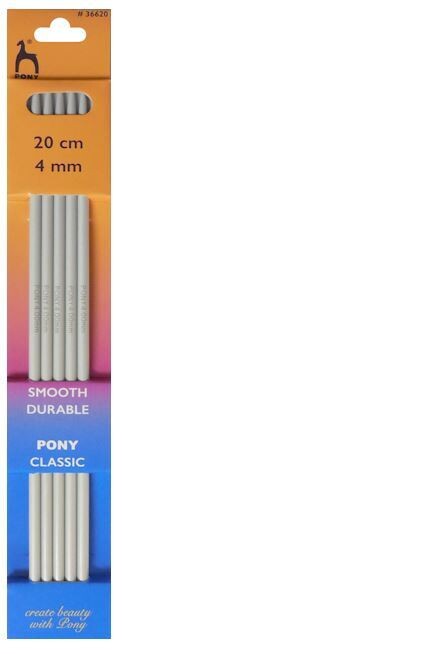 Pony strumpstickor 20 cm - 4,0 mm