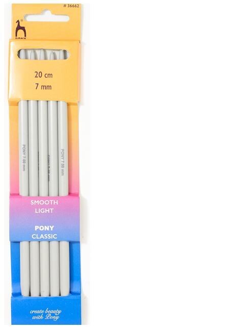 Pony strumpstickor 20 cm - 7,0 mm