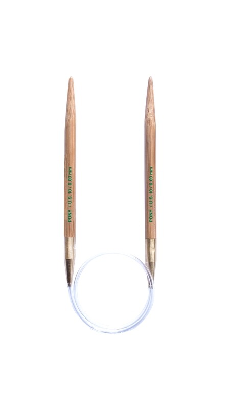 Pony Rundsticka Bambu 40 cm - 6,0 mm