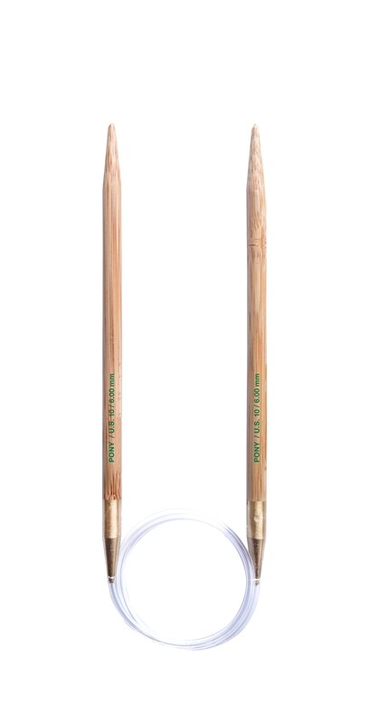 Pony Rundsticka Bambu 60 cm - 6,0 mm