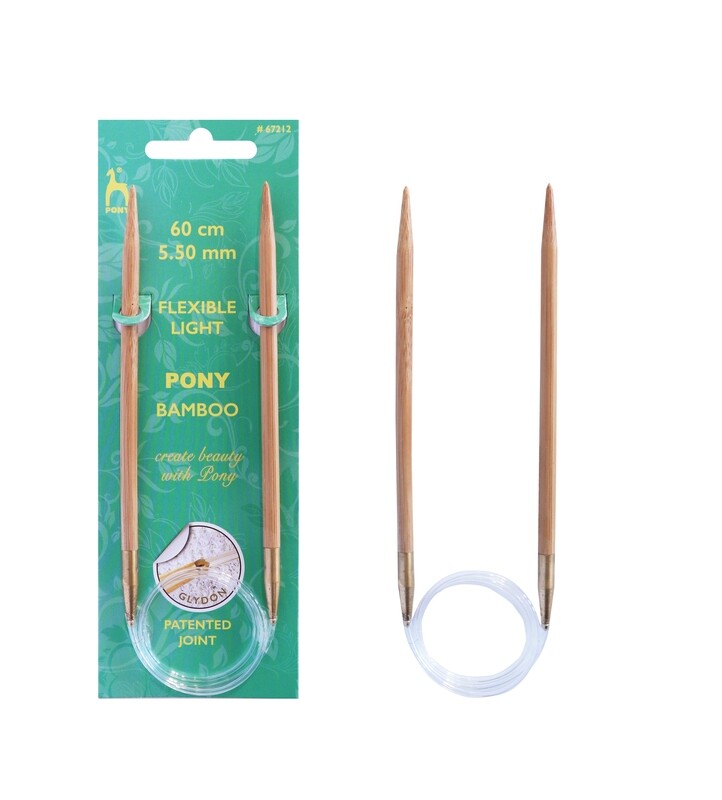 Pony Rundsticka Bambu 60 cm - 5,5 mm