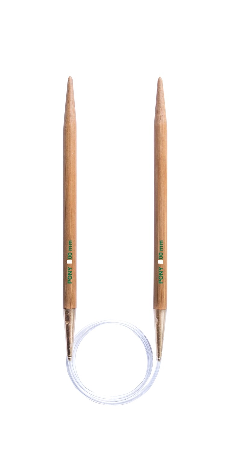 Pony Rundsticka Bambu 60 cm - 10 mm