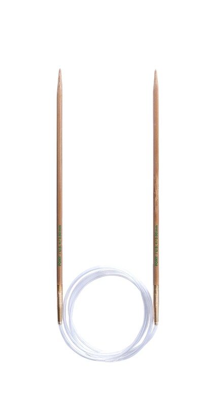 Pony Rundsticka Bambu - 80 cm - 3,5 mm