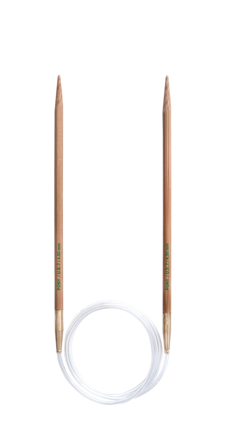 Pony Rundsticka Bambu - 80 cm - 4,5 mm