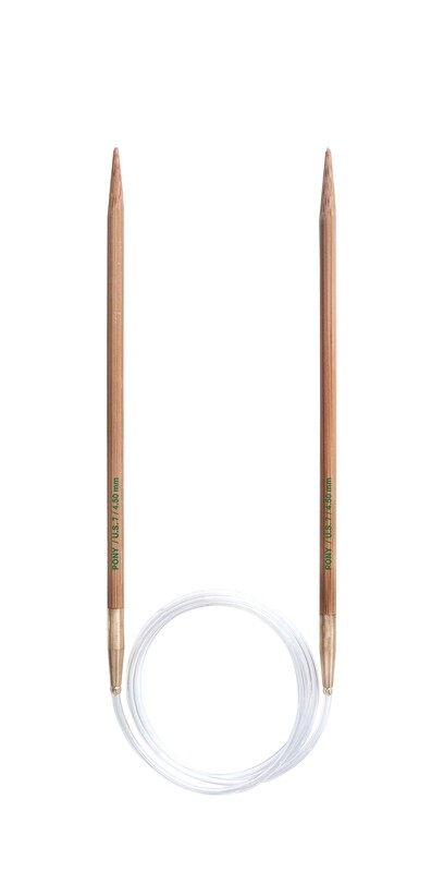 Pony Rundsticka Bambu - 80 cm - 4,5 mm