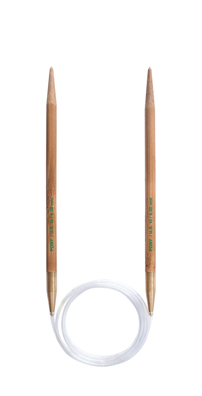 Pony Rundsticka Bambu - 80 cm - 6,0 mm