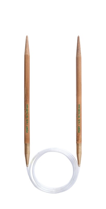 Pony Rundsticka Bambu - 80 cm - 6,0 mm