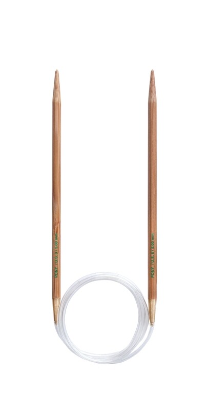 Pony Rundsticka Bambu - 80 cm - 5,0 mm
