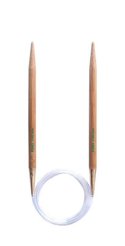 Pony Rundsticka Bambu - 80 cm - 7,0 mm