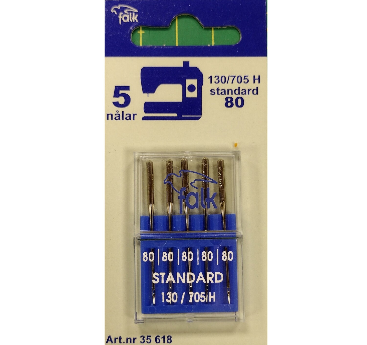 ​Falk Sewing Machine Needles Standard 80 – 5-Pack