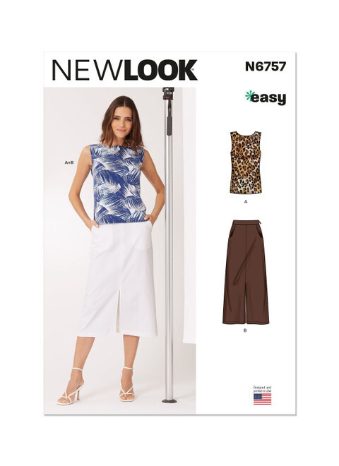 New Look -N6757 - Kjol och blus - Dam