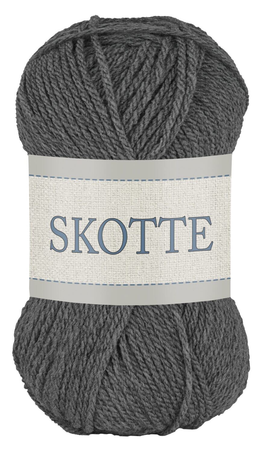 Falkgarn Skotte, 50 gr - 871 Mörkgrå