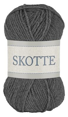 Falkgarn Skotte, 50 gr - 871 Mörkgrå
