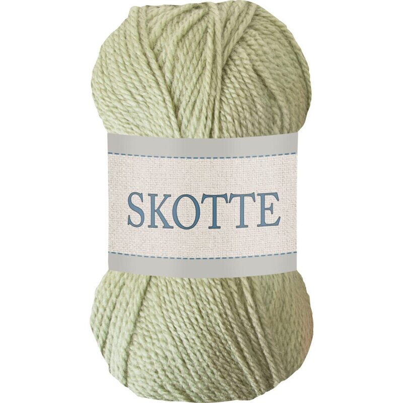 Falkgarn Skotte, 50 gr - 869 Dimgrön