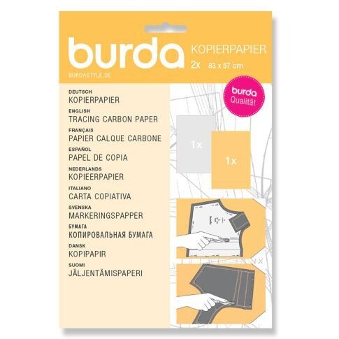 Burda Markeringspapper- vitt och gult
