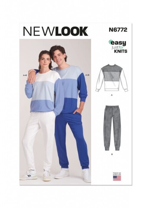 New Look - N6772 - joggingset - tröja och byxor- Dam / Herr