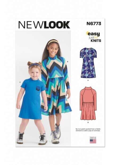 New Look - N6773 - klänning - Barn / Flicka