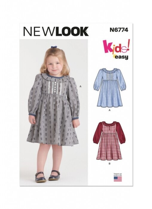 New Look - N6774 - klänning - Barn / Flicka