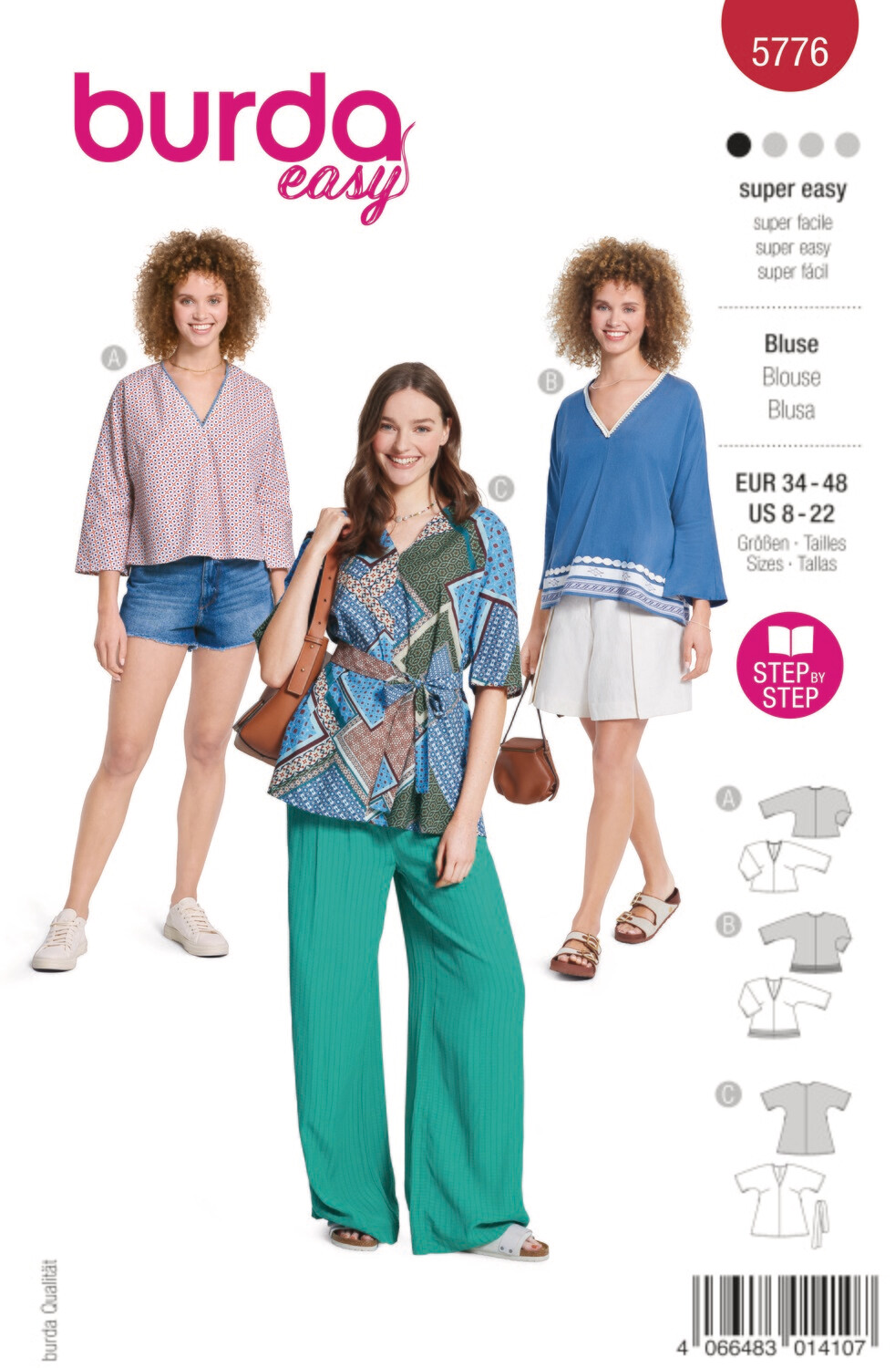 Burda 5776 - Blus