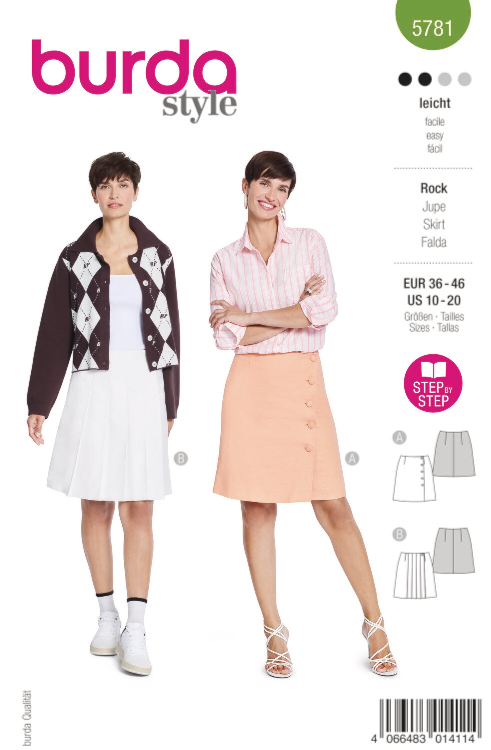 Burda 5781 - Kjol