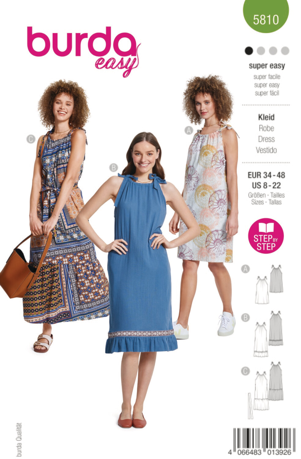 Burda 5810 - Klänning