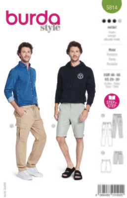 Burda 5814 - Byxor och Shorts