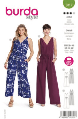 Burda 5817 - Byxdress