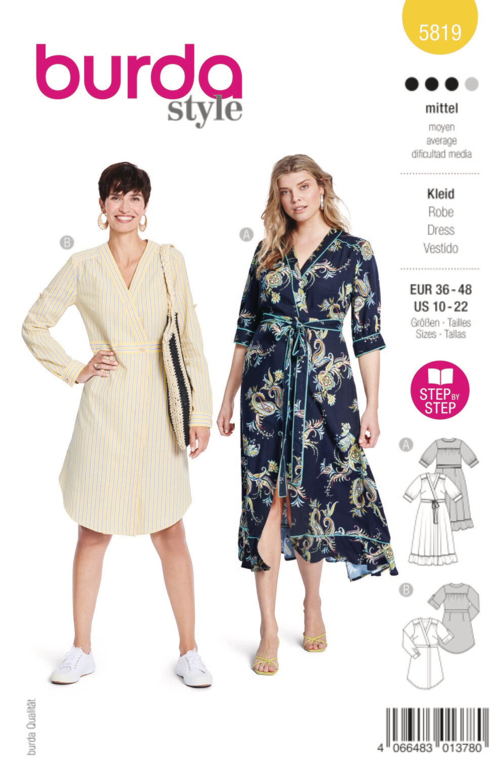 Burda 5819 - Klänning
