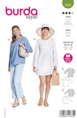 Burda 5822 - Blus