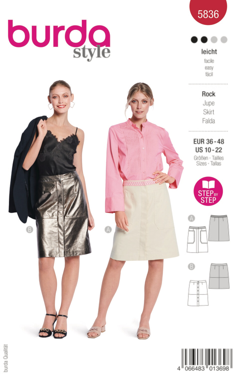 Burda 5836 - Kjol