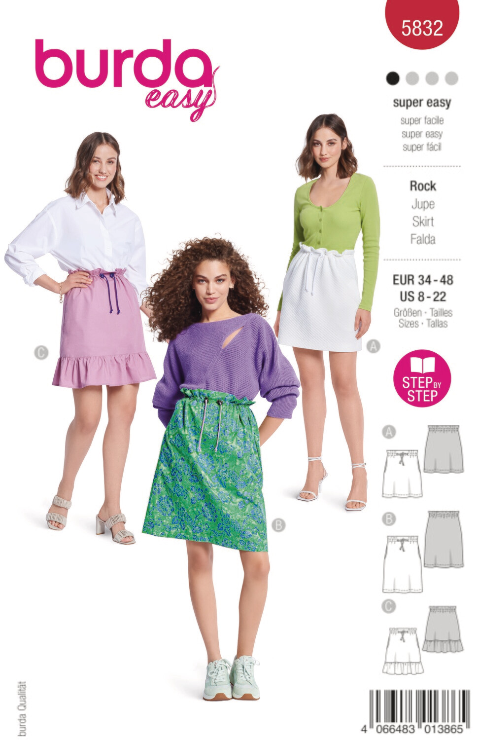 Burda 5832 - Kjol