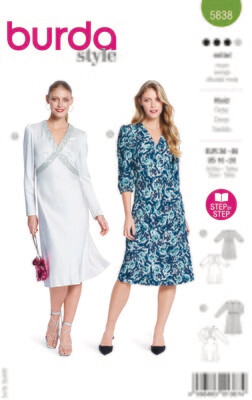 Burda 5838 - Klänning
