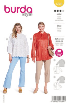 Burda 5839 - Blus