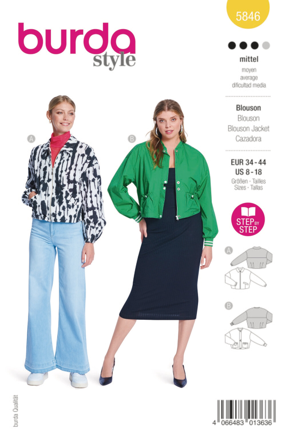 Burda 5846 - Jacka