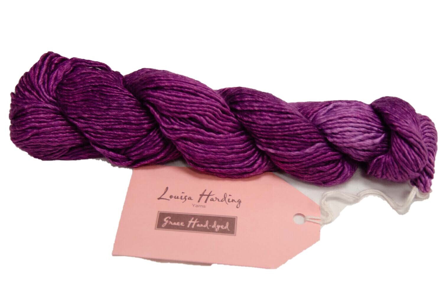 Louisa Harding - Grace handdyed garn - nr 6 - lila