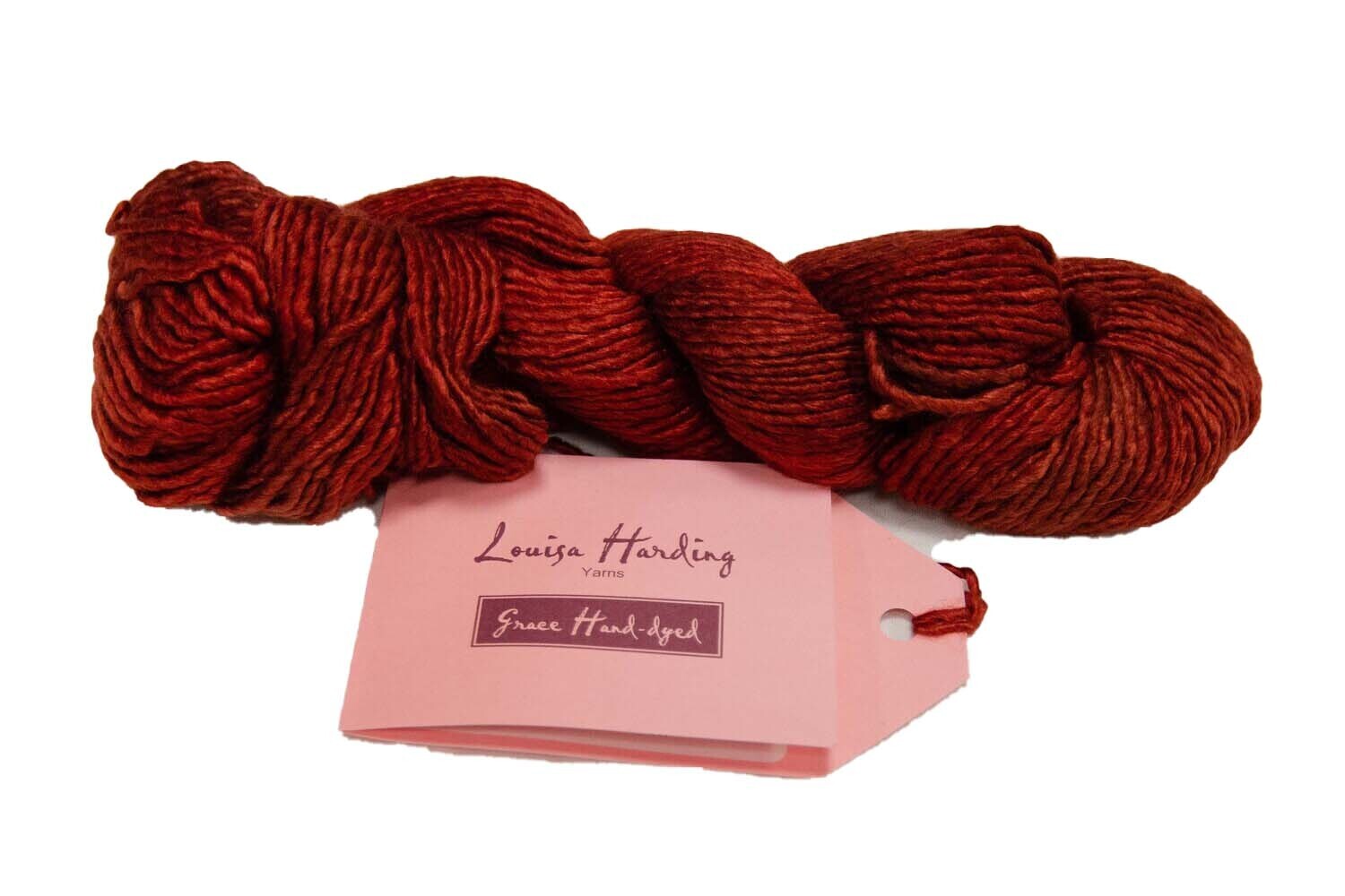 Louisa Harding - Grace handdyed garn - nr 9 - rostbrun