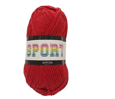Falkgarn Sport, 100 gr - 351 julröd