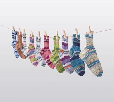 🧶 Falkgarn Sockz – slitstarkt sockgarn i ull och polyamid