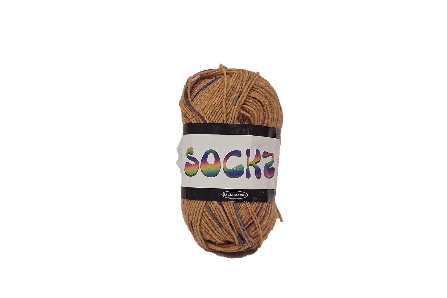 Falkgarn Sockz 50 gr - nr 107 - multi-  brun - blå - lila