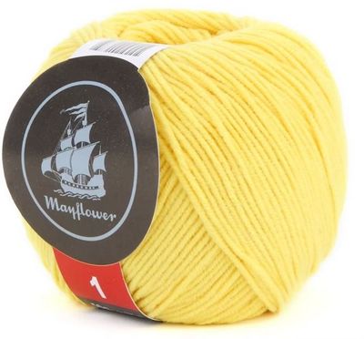 Mayflower Cotton 1 - Färg 135 - Gul