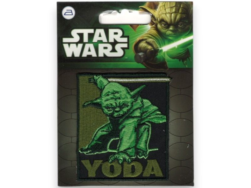 Fabric badge Star Wars - Yoda,  58 x 65 mm