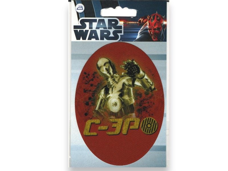 Fabric badge Star Wars - C-3PO,  110 x 80 mm