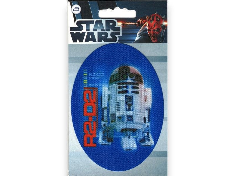 Fabric badge Star Wars - R2-D2,  110 x 80 mm